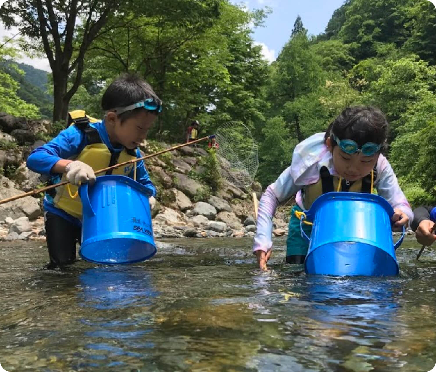 探求教室 フィールドハンターの様子