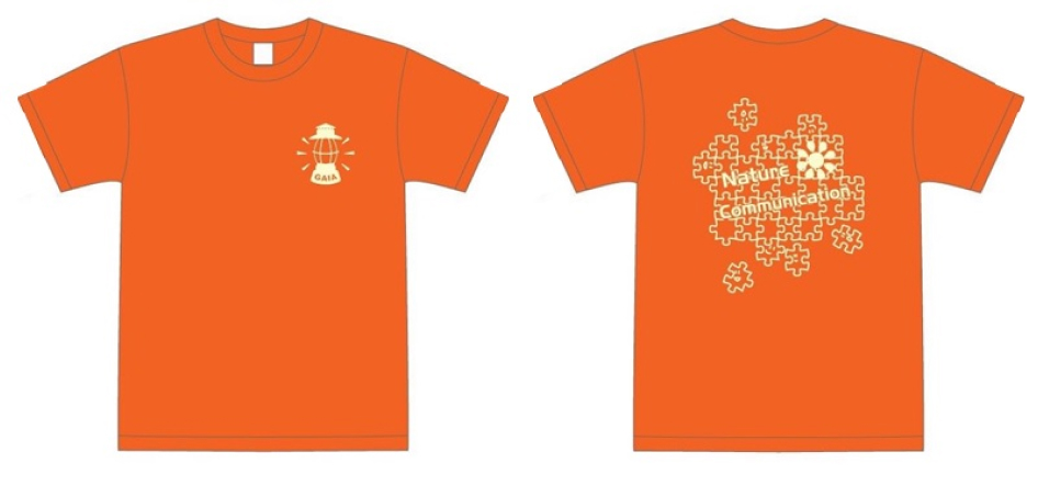 ガイアTシャツ（オレンジ）のイメージ